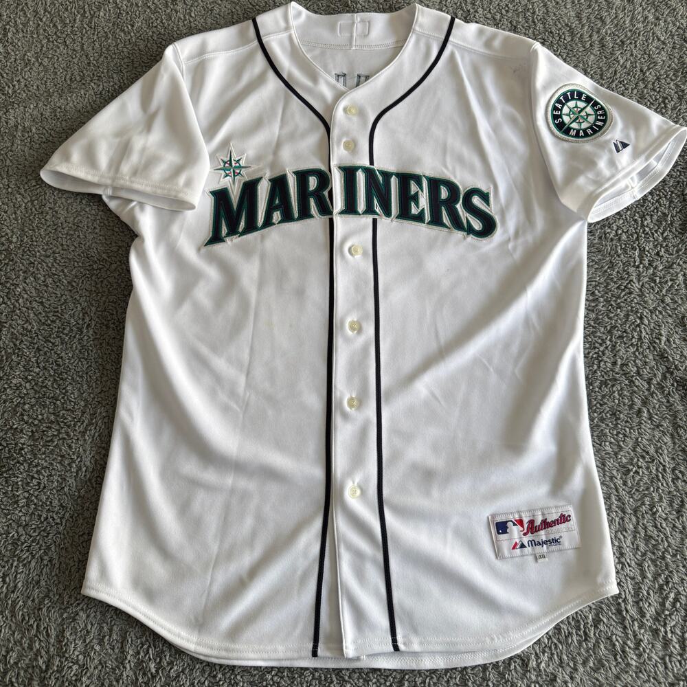 100% Authentic Ichiro Suzuki 2005 Majestic MLB Seattle Mariners Jersey Mens XL